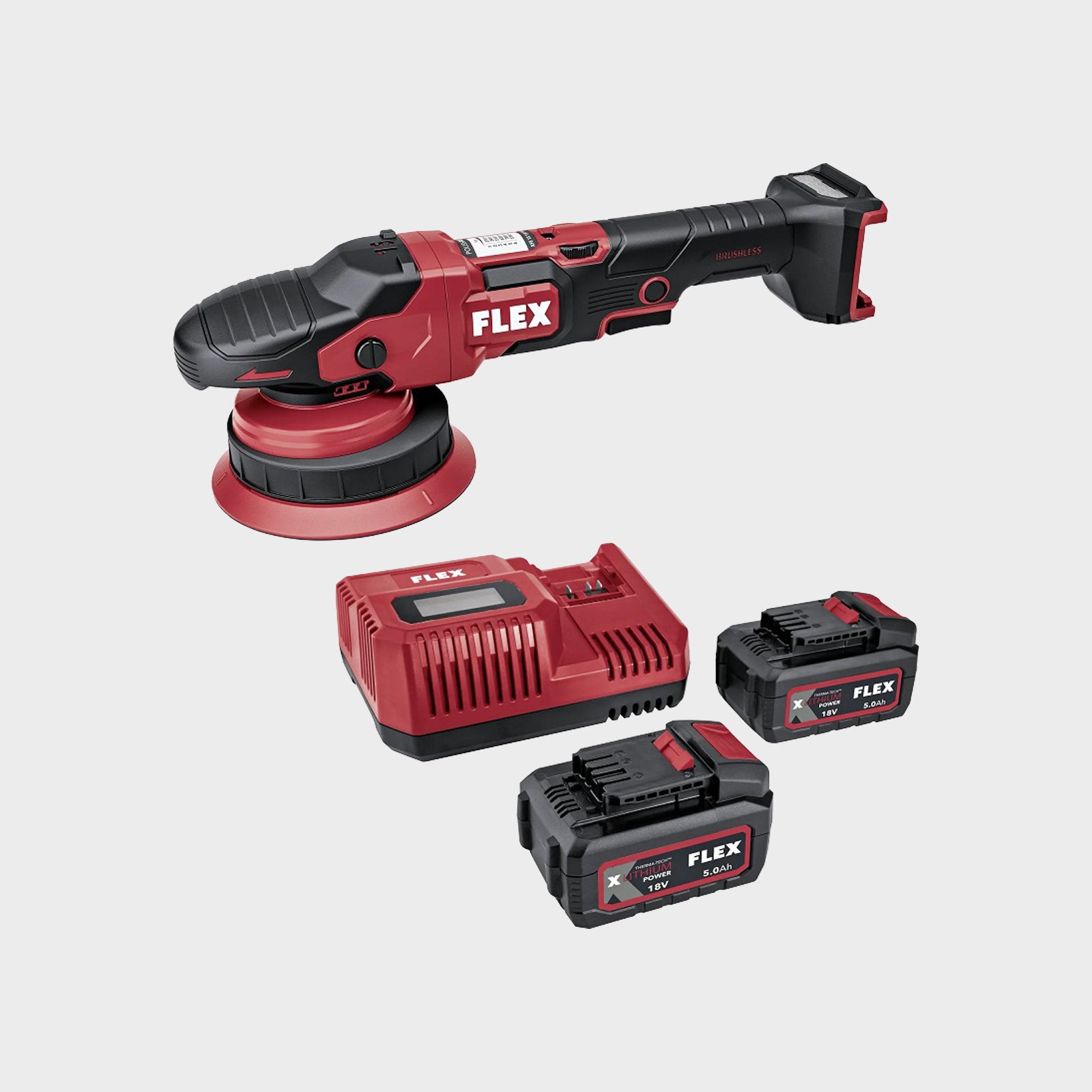 Flex-tools Polidora Excêntrica a Bateria XFE 15 150 18.0-EC Set