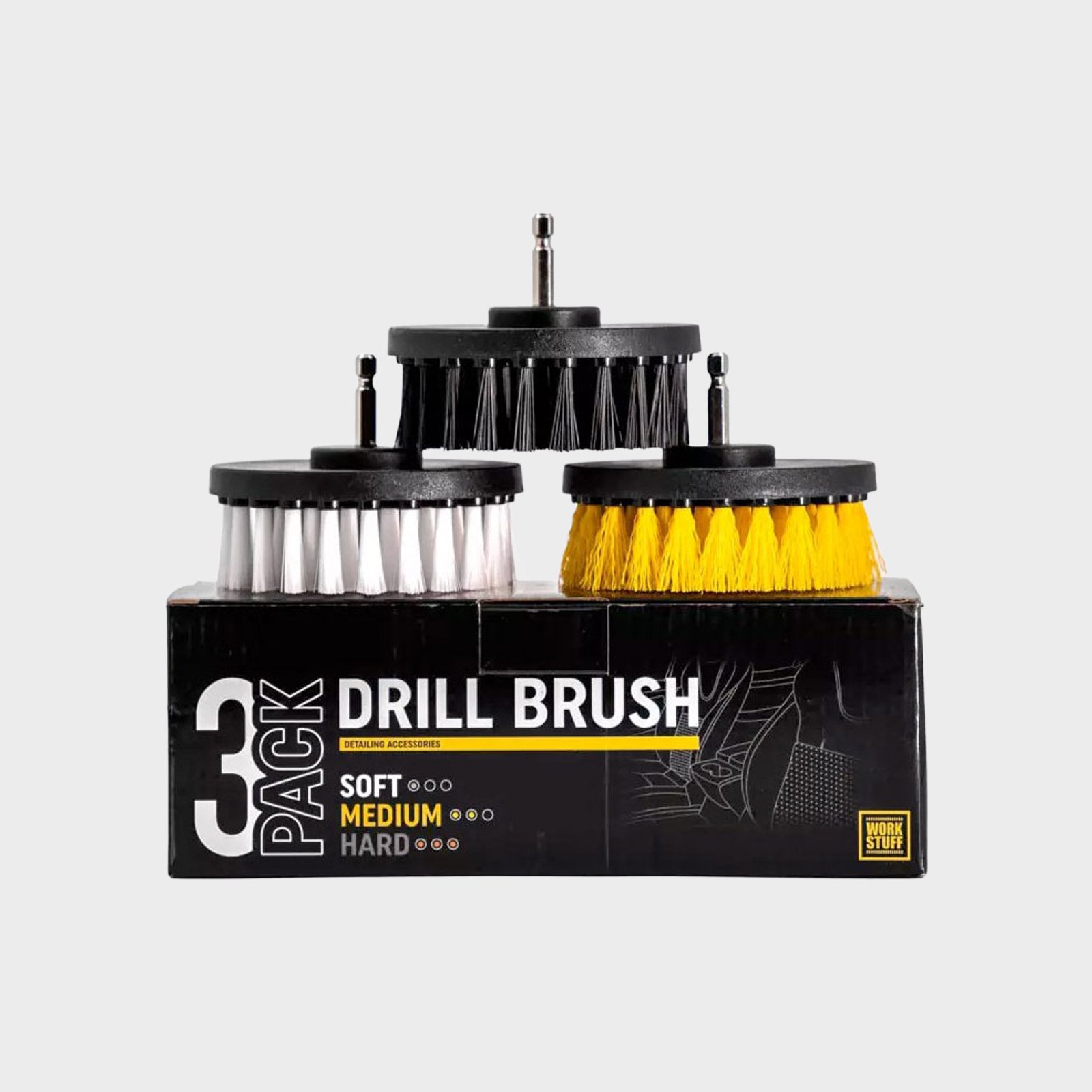 Work Stuff Drill Brush 3 Pack